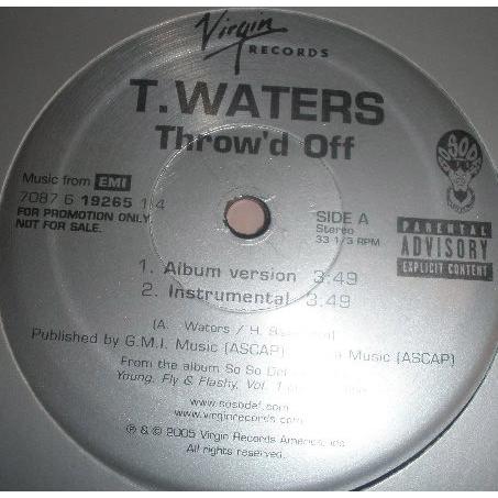 米12" T. Waters Throwd Off 708761926514 Virgin Reco...