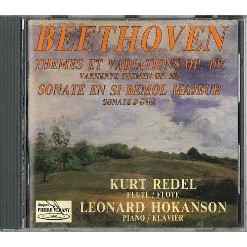 CD クルト・レーデル/レナード・ホカンソン指揮 ベートーベンワークスフォーフルートアンドピアノ P...