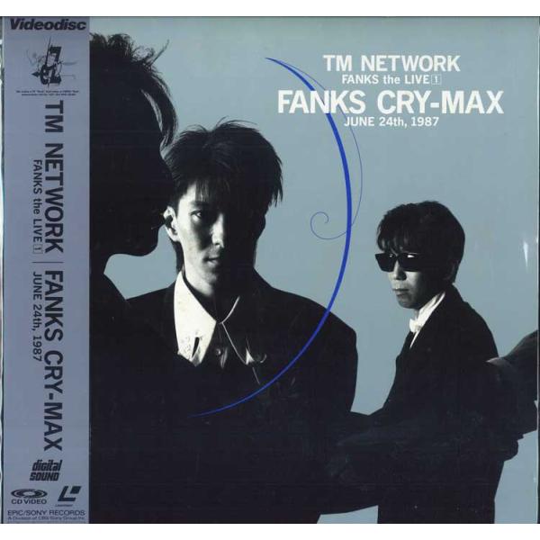 LASERDISC TM NETWORK Fanks The Live1 Fanks Cry-max...