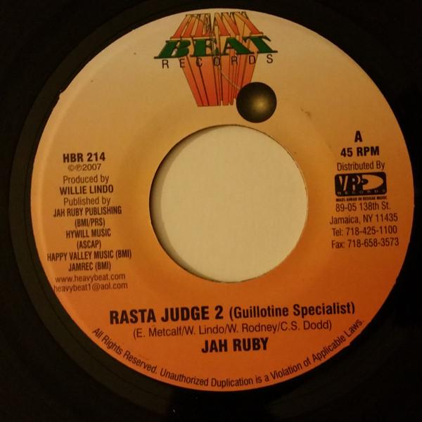 ジャマイカ7" Jah Ruby Rasta Judge 2 (Guillotine Special...