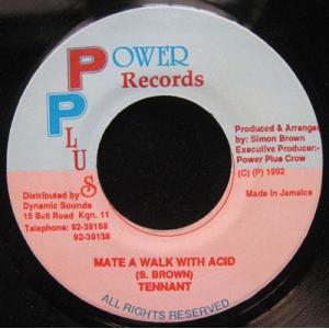ジャマイカ7" Tennant Mate A WAlk With Acid NONE Power P...