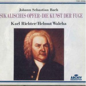 2discs CD カールリヒター ヘルムートヴァルヒャ Jsバッハ音楽の捧げもの フーガの技法 F...