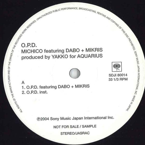12 Michiko Feat. Dabo + Mikris O.p.d SDJI80014 SON...