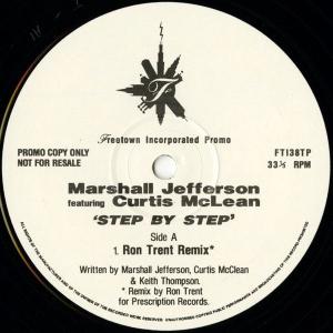 英12 Marshall Jefferson, Curtis McClain Step By Step FTI38TP Freetown Inc /00250