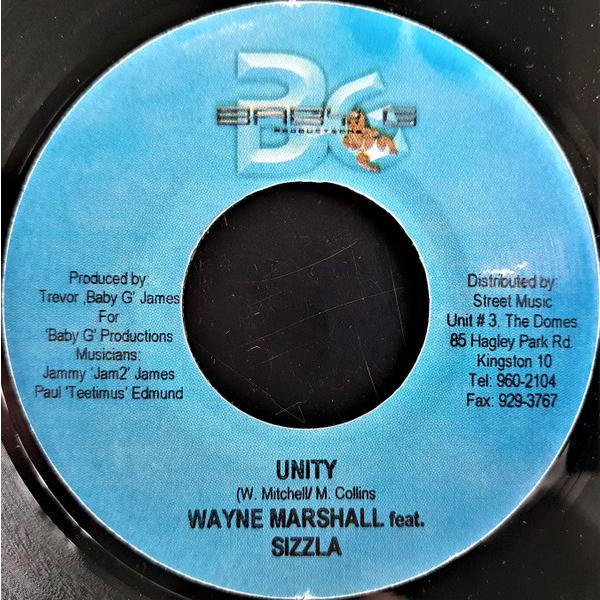 ジャマイカ7" Wayne Marshall, Sizzla Unity none Baby G P...