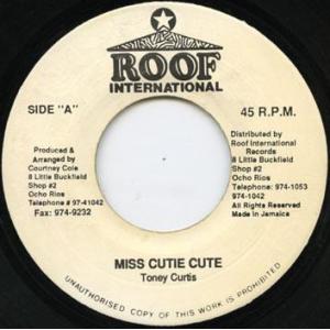 ジャマイカ7” Tony Curtis Miss Cutie Cute NONE Roof International /00080