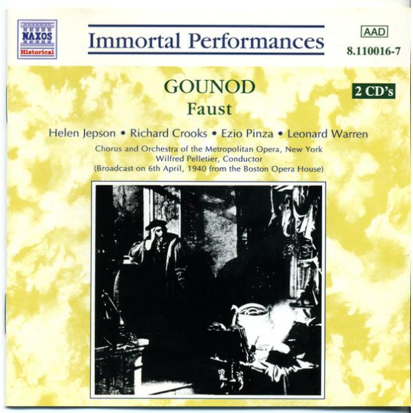 欧2CD Charles Gounod, Helen Jepson, Richard Crooks,...