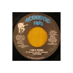 ジャマイカ7" Taffari I Am A Rebel NONE Acoustic Vibes /...
