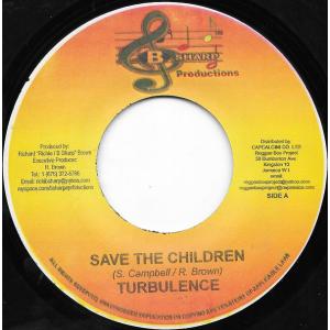 ジャマイカ7" Turbulence Save The Children NONE B Sharp ...