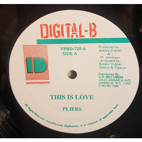 12" Pliers This Is Love VPRD720 Digital-B /00250