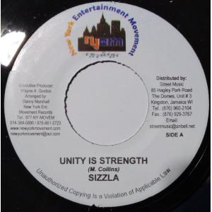 ジャマイカ7" Sizzla / Sexy Peebles Unity Is Strength / ...
