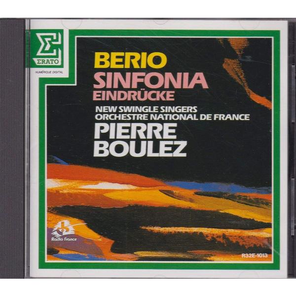 CD Berio Sinfonia Pierre Boulez R32E1013  /00110