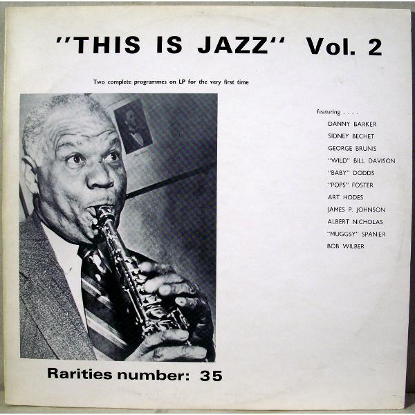 デンマークLP Sidney Bechet This Is Jazz Vol. 2 35 Rarit...