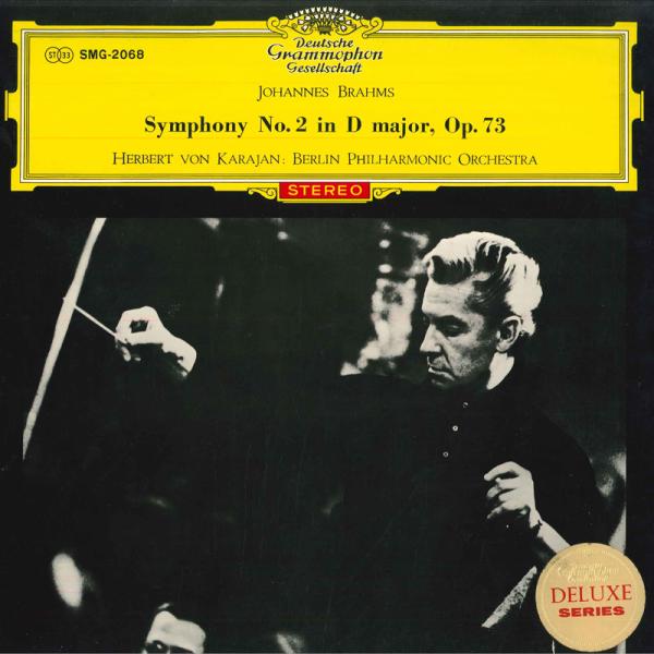 LP ヘルベルト・フォン・カラヤン,  ブラームス　交響曲第2番ニ長調　作品73 SMG2068 D...