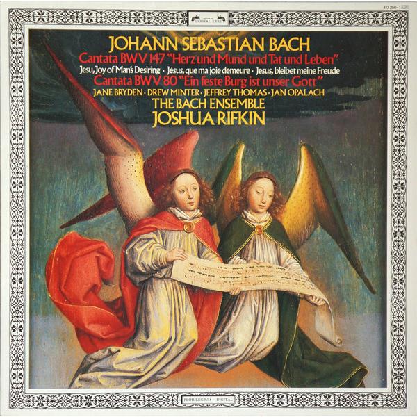 欧LP Joshua Rifkin Johann Sebastian Bach, Cantata B...