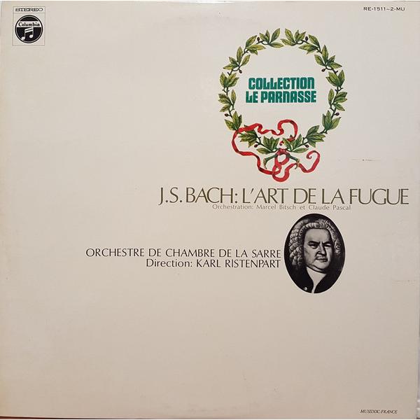 2LP カール・リステンパルト, ザール Jsバッハ　フーガの技法 RE15112MU Columb...