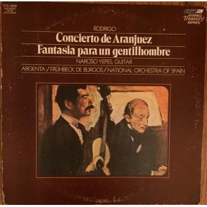 米LP Rodrigo ? Narciso Yepes Guitar, National Orchestra Of Spain, Argenta, Fr?hbeck De Burgos Concierto De Aranjuez ? Fantasia Para