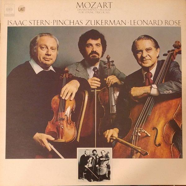 LP アイザック・スターン　ヴァイオリン, ピンカス・ズー / モーツァルト　弦楽三重奏のためのディ...