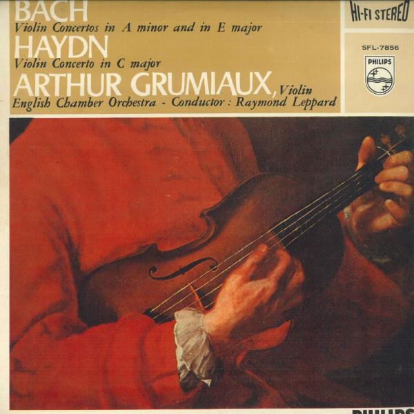 LP Arthur Grumiaux バッハ：ヴァイオリン協奏曲イ短調BMV.1041 SFL785...