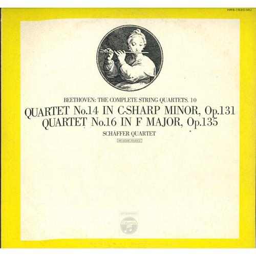 LP Schaffer Quartet Beethoven The Complete String ...