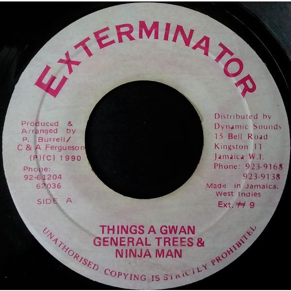 ジャマイカ7” General Trees &amp; Ninjaman Things A Gwan EXT...