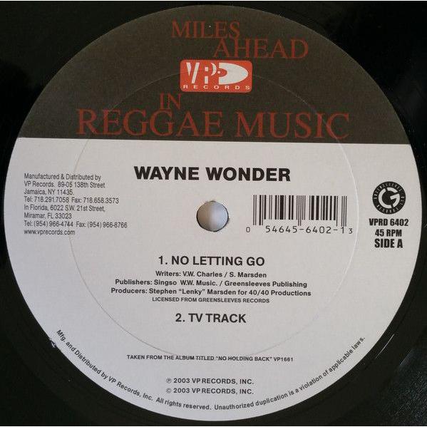 米12&quot; Wayne Wonder No Letting Go VPRD6402 VP Record...