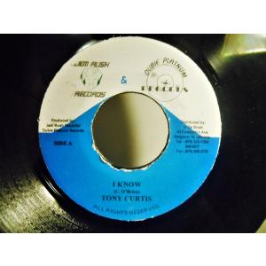 ジャマイカ7” Tony Curtis I Know NONE Jem Rush Records /00080