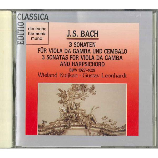 CD ヴィーラント・クイケン バッハ / ヴィオラダガンバソナタ全集 B20D36039 VICTO...