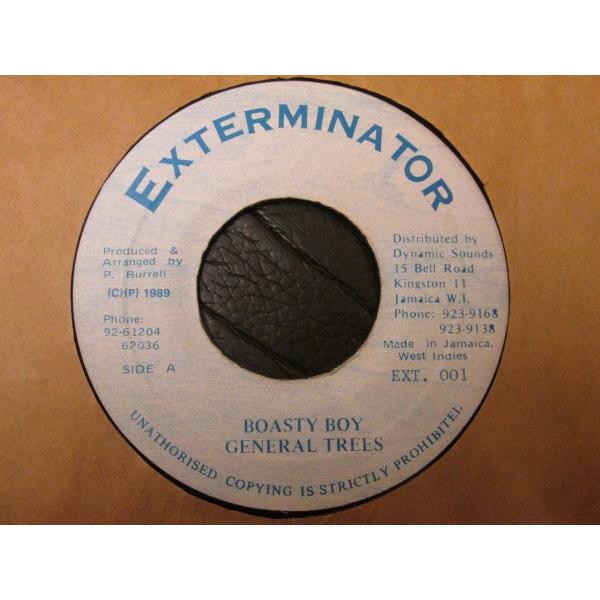 ジャマイカ7” General Trees Boasty Boy EXT001 Exterminat...