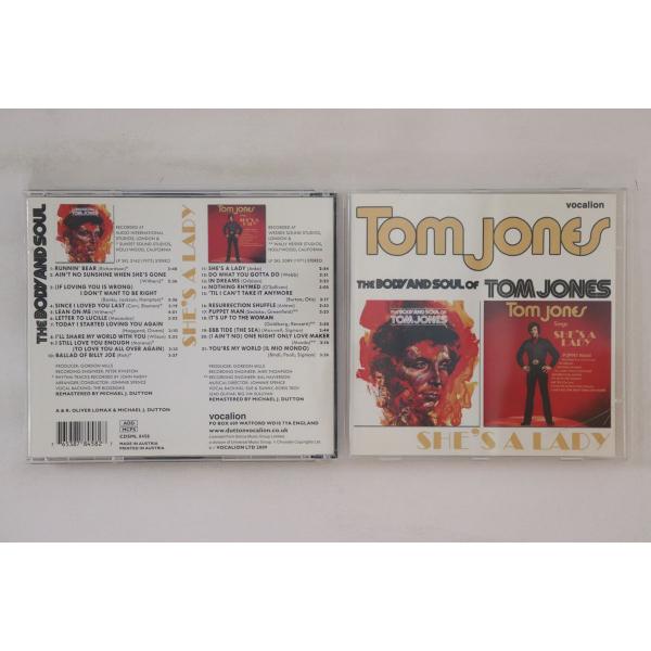 オーストリアCD Tom Jones Body And Soul &amp; Shes A Lady CDS...