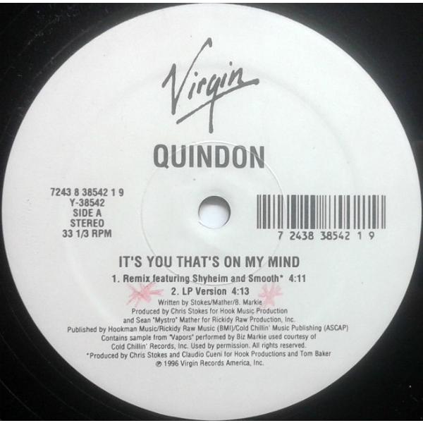 米12" Quindon Its You Thats On My Mind 724383854219...