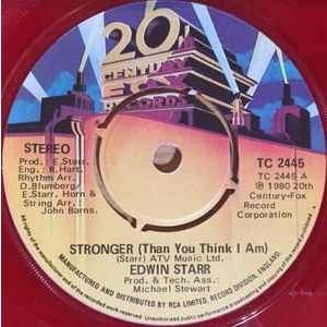 英7" Edwin Starr Stronger (Than You Think I Am) TC2...