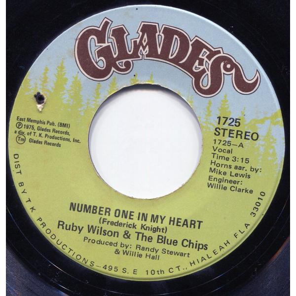 7” Ruby Wilson &amp; The Blue Chips Number One In My H...