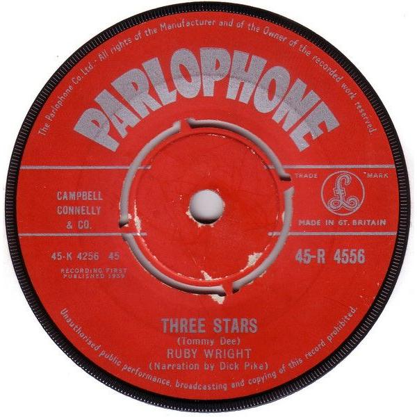 英7" Ruby Wright Three Stars 45R4556 Parlophone /00...