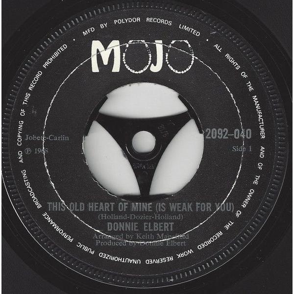 英7" Donnie Elbert This Old Heart Of Mine (Is Weak ...