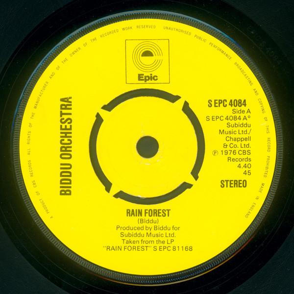 英7" Biddu Orchestra Rain Forest SEPC4084 Epic /000...