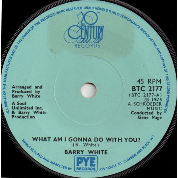 英7" Barry White What Am I Gonna Do With You? BTC21...