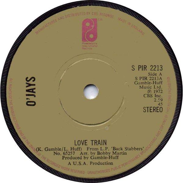 英7" OJays Love Train /  Who Am I SPIR2213 Philadel...