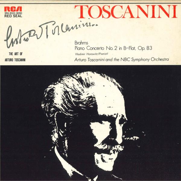 LP ヴラディーミル・ホロヴィッツ, アルトゥーロ・トスカニーニ, NBC交響楽団 ブラームス ピア...