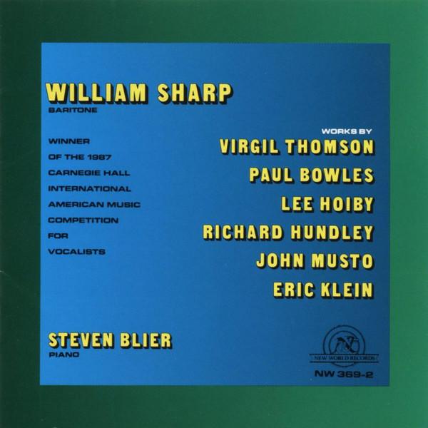 CD William Sharp, Steven Blier -  Untitled NW3692 ...