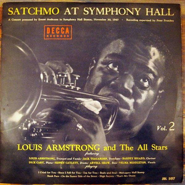 LP Louis Armstrong Satchmo At Symphony Hall Vol.2 ...