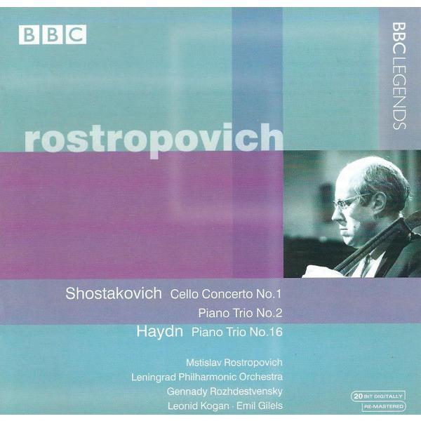 英CD Mstislav Rostropovich Shostakovich: Cello Conc...