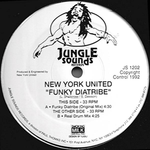 米12" New York United Funky Diatribe JS1202 Jungle ...