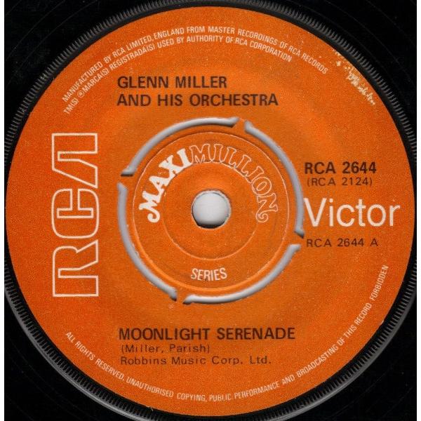 英7" Glenn Miller And His Orchestra Moonlight Seren...