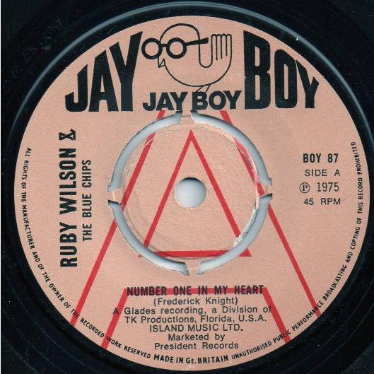 7” Ruby Wilson &amp; The Blue Chips Number One In My H...