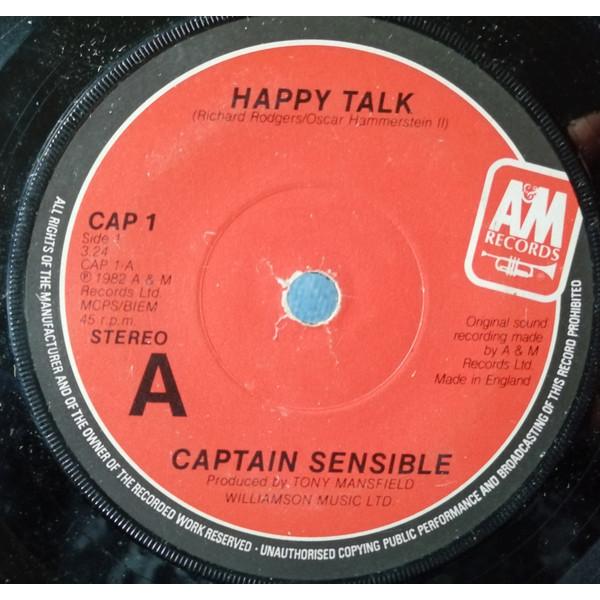 アイルランド7" Captain Sensible Happy Talk CAP1 A&amp;M Reco...