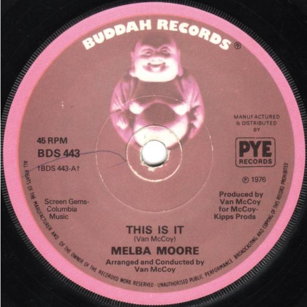 英7" Melba Moore This Is It BDS443 Buddah Records /...