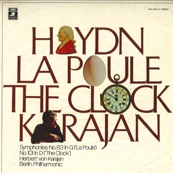 LP ヘルベルト・フォン・カラヤン,  ハイドン: 交響曲第101番 時計, 交響曲第83番 めんど...