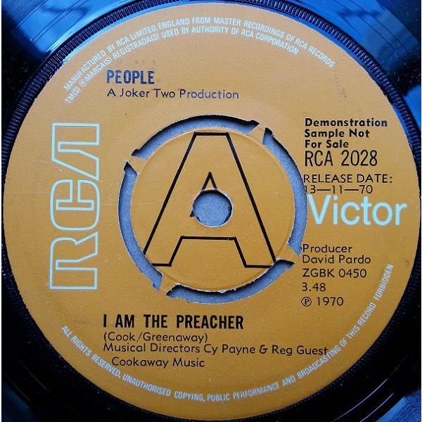 英7" People (31) I Am The Preacher RCA2028 RCA Vict...