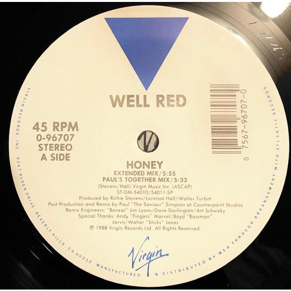 米12” Well Red Honey / Love Gone Crazy 096707 Virgi...